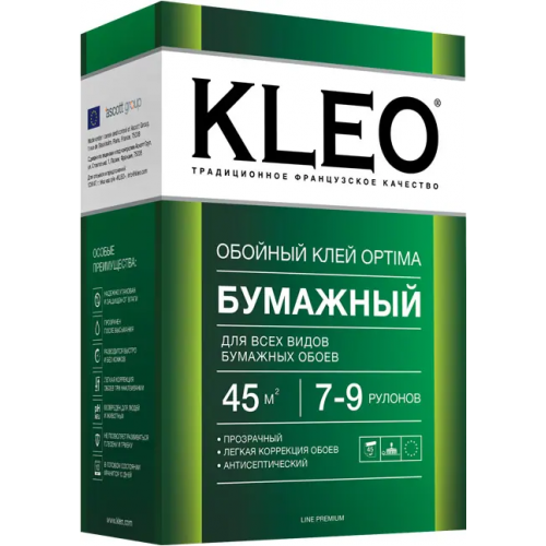 Обойный клей Kleo Optima Бумажный 120 г