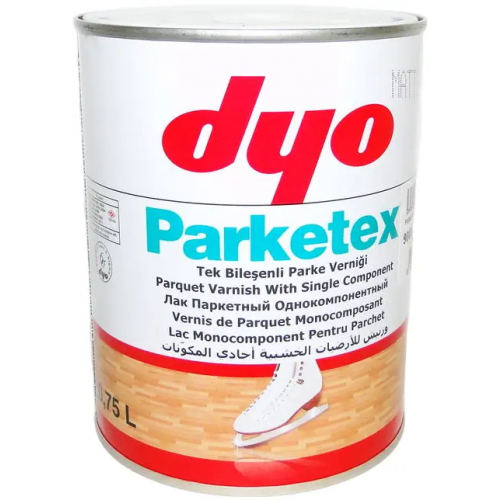 Лак паркетный однокомпонентный DYO Parketex 750 мл полуматовый