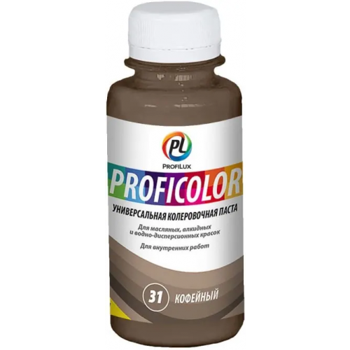 Универсальная колеровочная паста Профилюкс Proficolor 100 мл кофейная