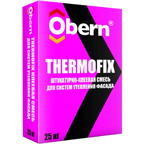 Смесь штукатурно клеевая для систем утепления фасада Obern Thermofix 25 кг