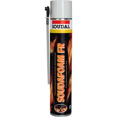 Огнестойкая монтажная полиуретановая пена Soudal Soudafoam FR 750 мл ручная