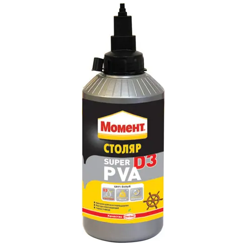 Клей водостойкий Момент Столяр ПВА Super PVA D3 750 г
