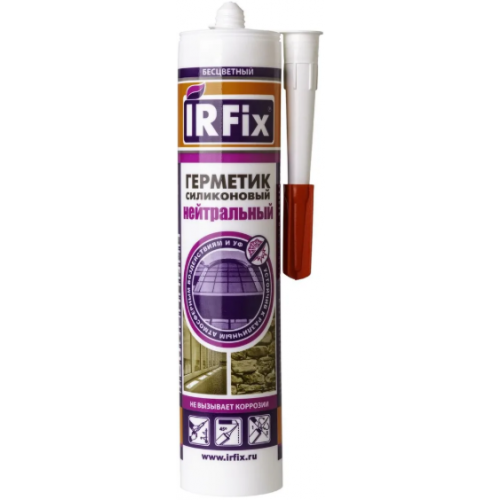 Герметик силиконовый нейтральный Irfix 310 мл бесцвентный