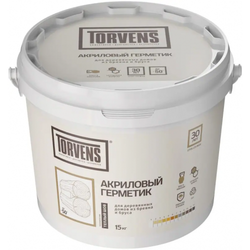 Герметик для дерева Torvens 15 кг слоновая кость