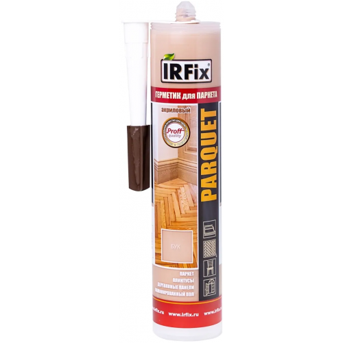 Герметик акриловый для паркета Irfix Parquet 310 мл бук