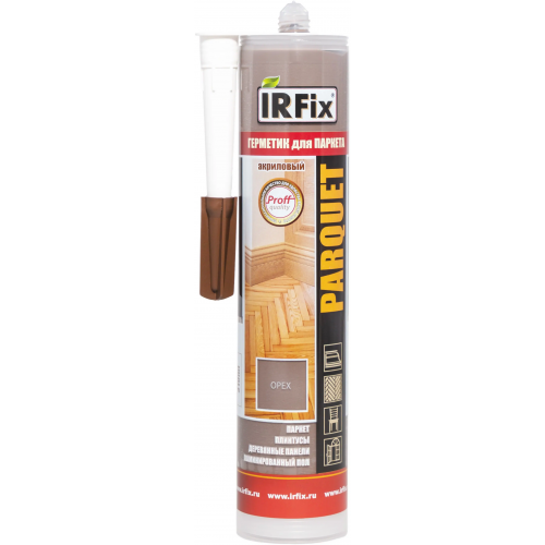 Герметик акриловый для паркета Irfix Parquet 310 мл орех