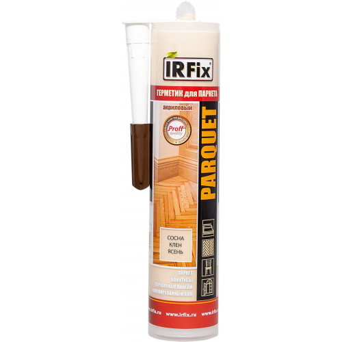 Герметик акриловый для паркета Irfix Parquet 310 мл сосна