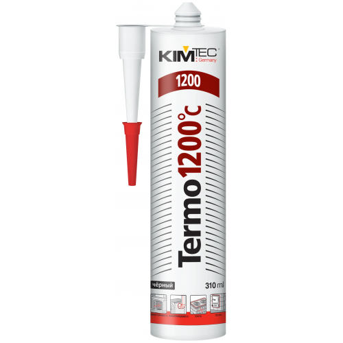 Герметик силиконовый термостойкий Kim Tec Termo 1200°С 310 мл
