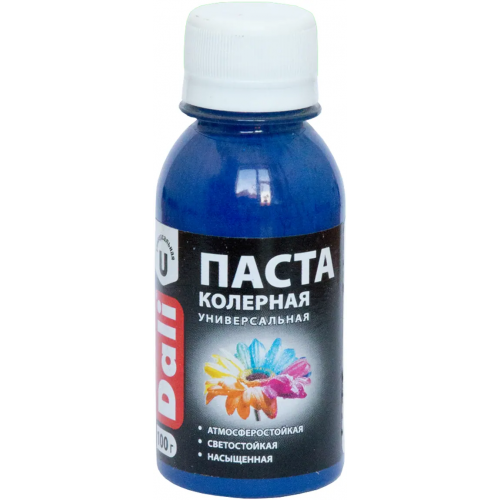Паста колерная универсальная Dali 100 мл синяя