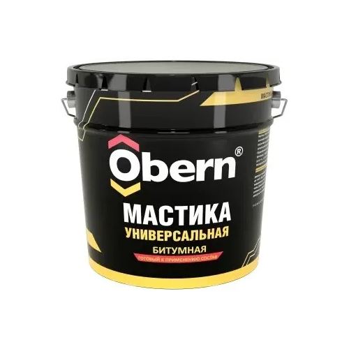Мастика битумная универсальная Obern Black 15 кг