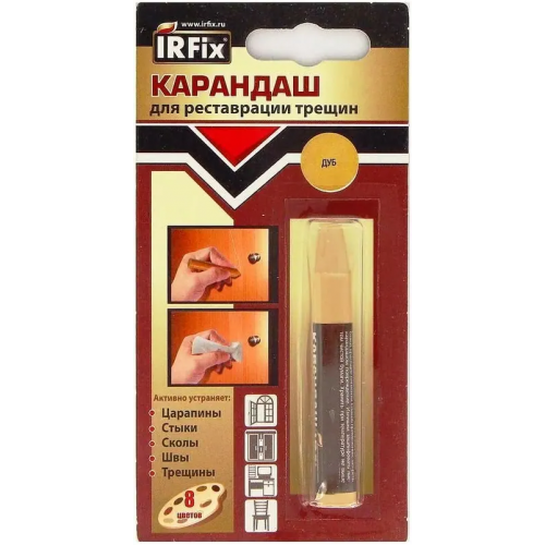 Карандаш для реставрации трещин Irfix 6 г дуб