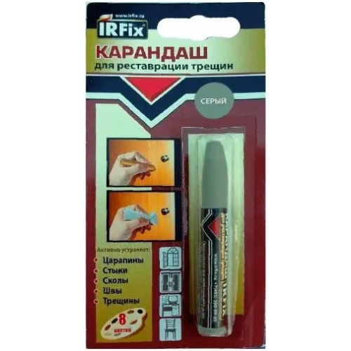 Карандаш для реставрации трещин Irfix 6 г серый