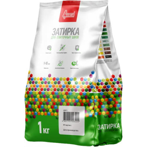 Затирка для плиточных швов Старатели 1 кг №002 белая
