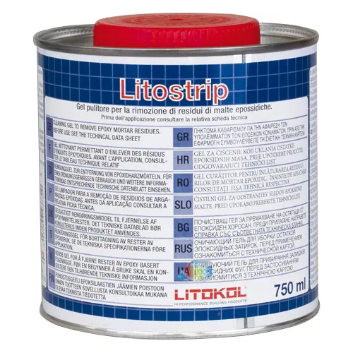 Очищающий гель для уборки остатков эпоксидных затирок Литокол Litostrip 750 мл