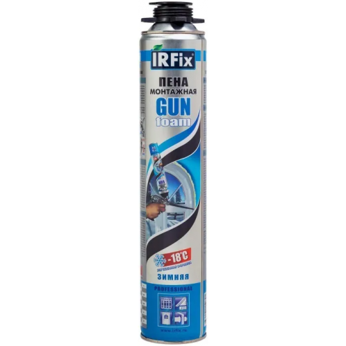 Пена монтажная профессиональная Irfix Gun Foam 750 мл зимняя