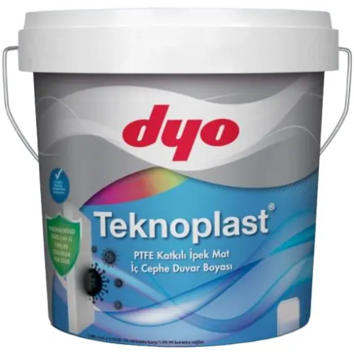 Краска интерьерная антибактериальная DYO Teknoplast 5 л белая