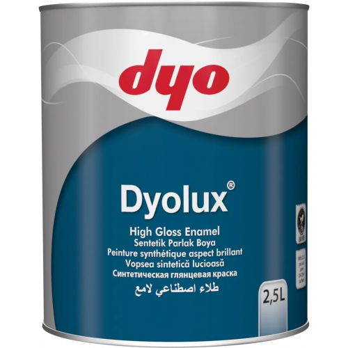 Краска синтетическая на алкидной основе DYO Dyolux 2.5 л белая