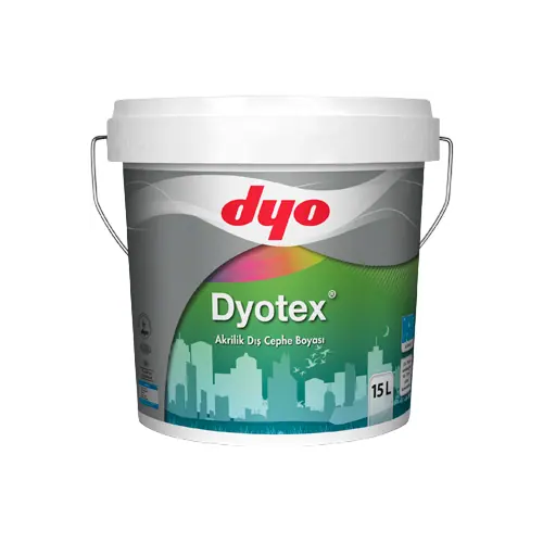 Краска фасадная акриловая DYO Dyotex 15 л прозрачно белая