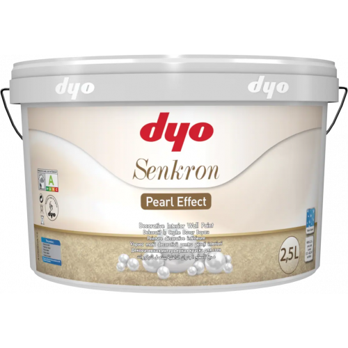 Краска интерьерная декоративная DYO Senkron 2.5 л белая