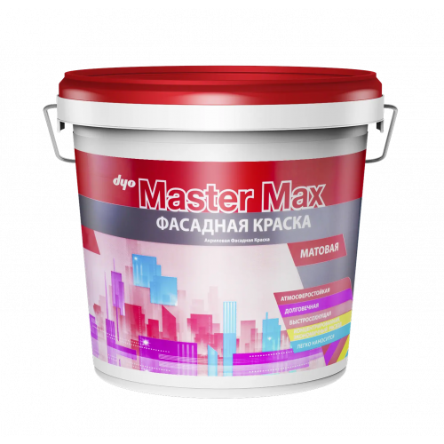 Краска акриловая фасадная DYO Master Max 4 кг белая
