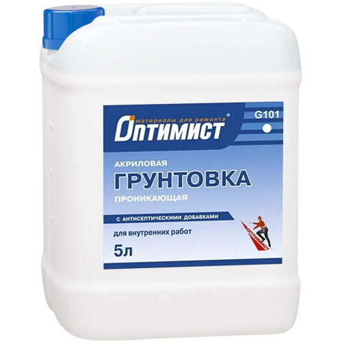 Акриловая грунтовка проникающая Оптимист G 101 5 л