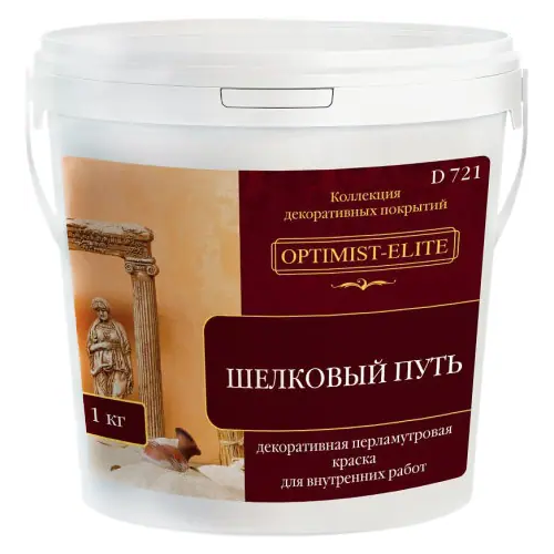 Декоративное покрытие Оптимист Элит D 721 Шелковый Путь 1 кг