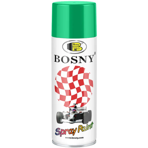 Акриловая спрей краска универсальная Bosny Spray Paint 520 мл зеленый лист №6018 Leaf Green