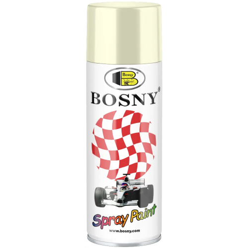 Акриловая спрей краска универсальная Bosny Spray Paint 520 мл лилия №1013 Vespa White