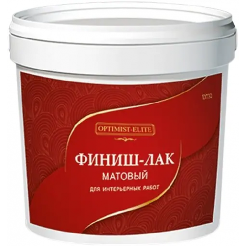 Финиш лак матовый для интерьерных работ Оптимист Элит D 732 3 кг