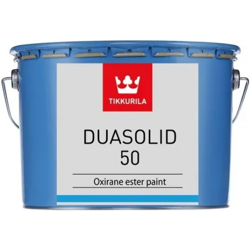 Двухкомпонентная оксираноэфирная краска Тиккурила Duasolid 50 10 л база TCL