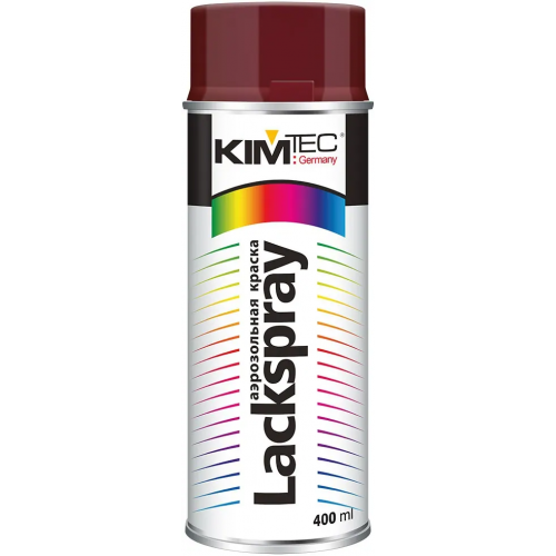 Аэрозольная краска спрей Kim Tec Lackspray 400 мл RAL 3005 глянцевый