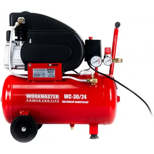 Компрессор поршневой масляный Workmaster WC 30/24 1600 Вт