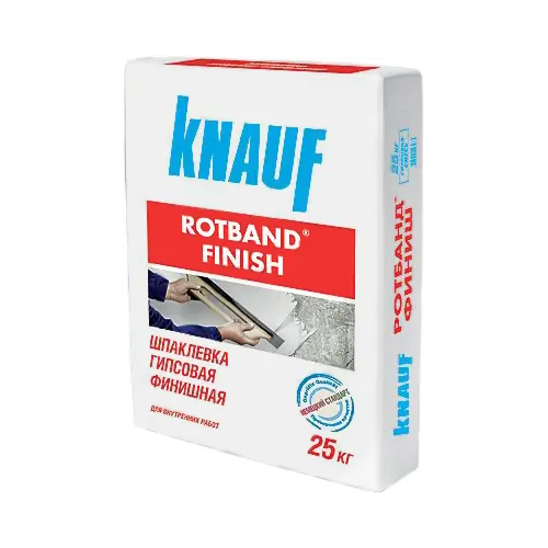 Шпаклевка гипсовая финишная Кнауф Ротбанд Финиш 25 кг