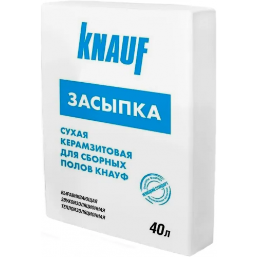 Засыпка сухая керамзитовая для пола Кнауф 40 л