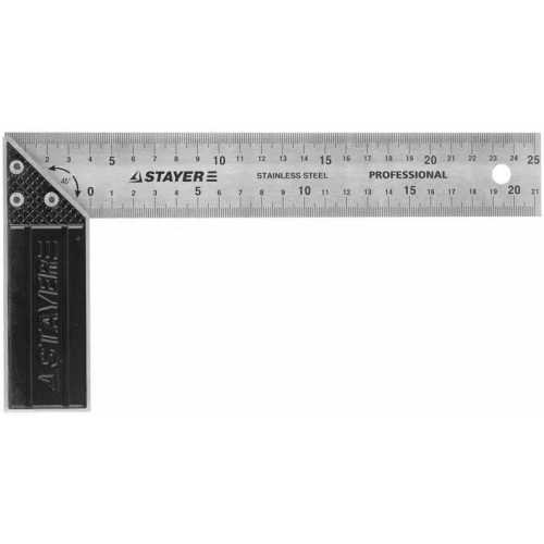 Угольник столярный Stayer Professional Stabil 250*25.5 мм
