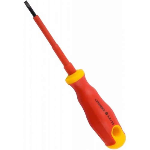Отвертка диэлектрическая Stayer Professional Electro плоская SL 3.0