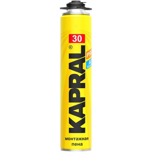 Пена монтажная профессиональная всесезонная Kapral 30 750 мл