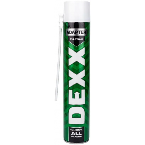 Монтажная пена всесезонная Dexx Adapter PU Foam 750 мл