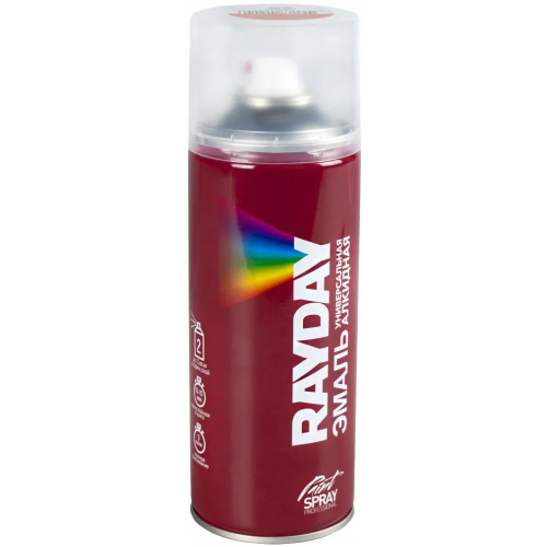Эмаль универсальная алкидная Rayday Paint Spray Professional 520 мл оранжевая RAL 2004 глянцевая