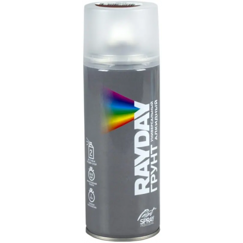 Грунт универсальный алкидный Rayday Paint Spray Professional 520 мл красно коричневый