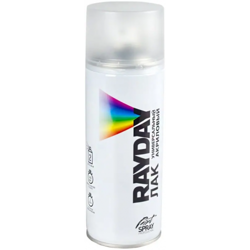 Лак акриловый универсальный Rayday Paint Spray Professional 520 мл глянцевый
