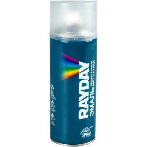 Эмаль универсальная металлик Rayday Paint Spray Professional 520 мл малиновая