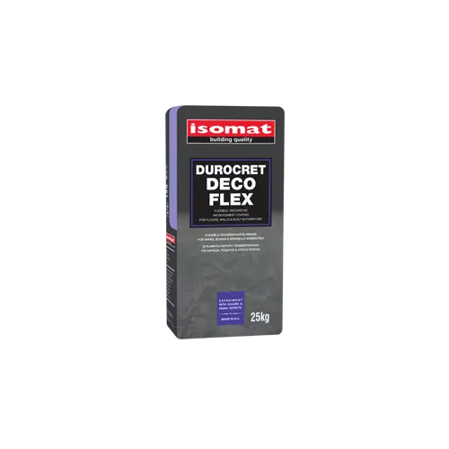 Декоративное покрытие базовое Isomat Durocret Deco Flex 25 кг белое