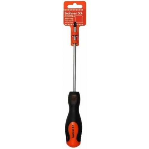 Отвертка Bohrer Мастер прямая SL 5 * 100 мм