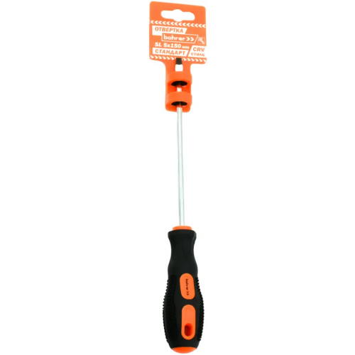Отвертка Bohrer Стандарт прямая SL 5 * 150 мм