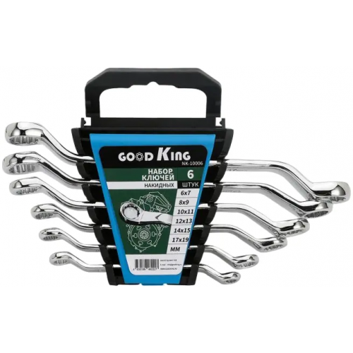 Набор ключей накидных Goodking NK 10006 6 19 мм