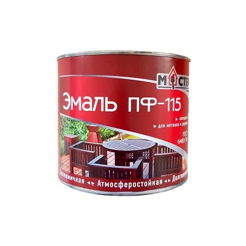 Эмаль универсальная Мастер ПФ 115 Стандарт 1.9 кг светло серая