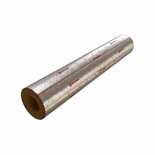 Цилиндр навивной гидрофобизированный Rockwool 100 d64/70 мм фольга алюм