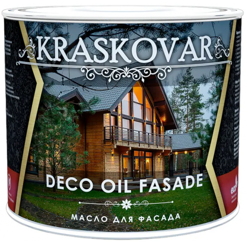 Масло для фасада Красковар Deco Oil Fasade 2.2 л дуб