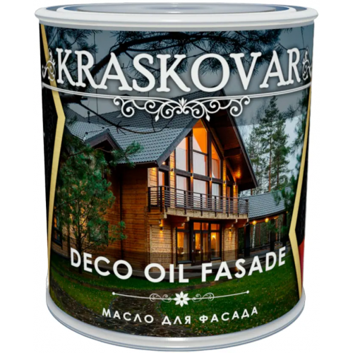 Масло для фасада Красковар Deco Oil Fasade 750 мл вишня